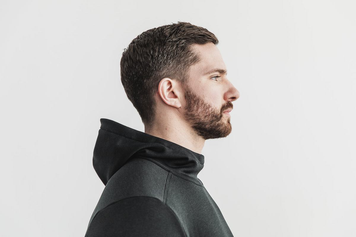 Nobull Performance Men's Hoodie Black | Australia (JR3204)